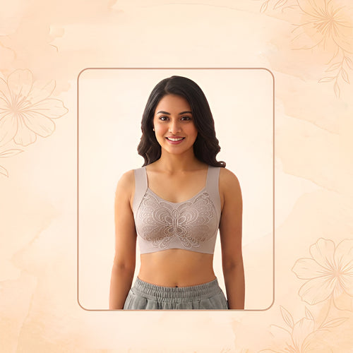 Butterfly Removable Pad Sports Bra