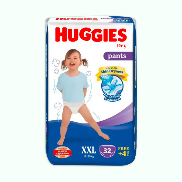 Huggies Dry Pants XXL(15-25Kg) 36 pcs