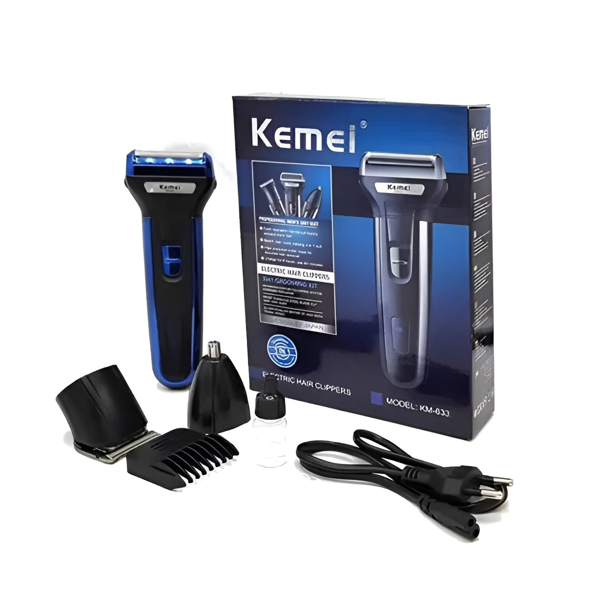 Kemei KM-6330 3-in-1 Professional Hair Trimmer & Grooming Kit