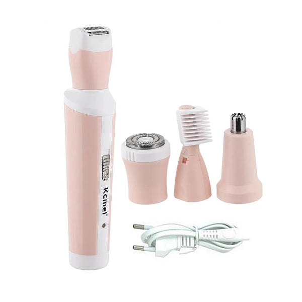 Kemei KM-3024 Professional 4-in-1 Rechargeable Trimmer for Women