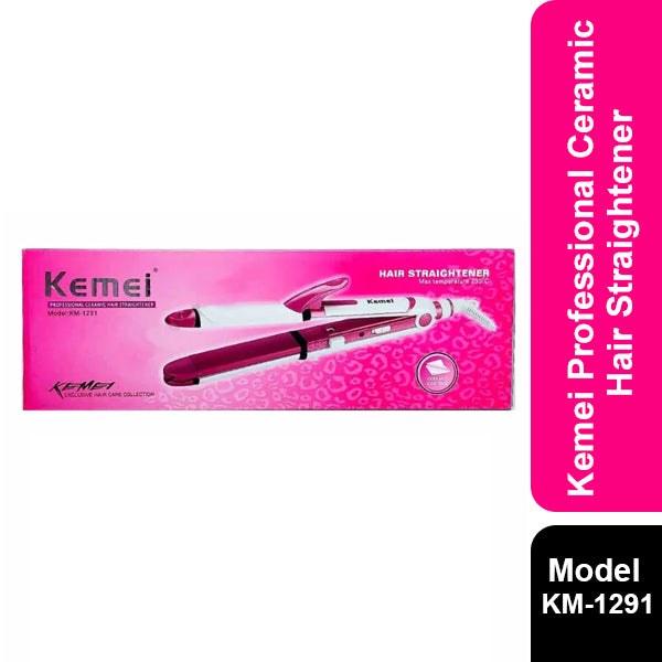 Kemei Professional Ceramic Hair Straightener KM-1291