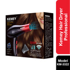 Kemey Hair Dryer Professional KM-3322