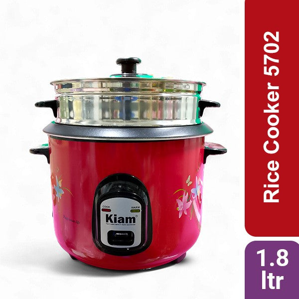 Kiam Rice Cooker 1.8 Ltr - Double pot 5702