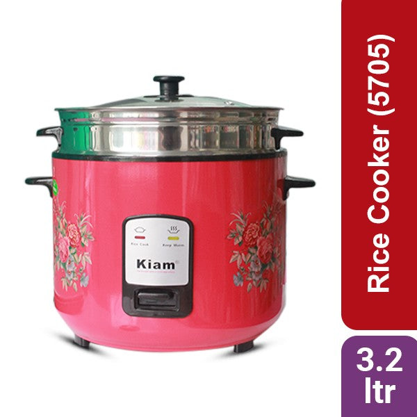 Kiam Rice Cooker 3.2 Ltr - Double pot 5705
