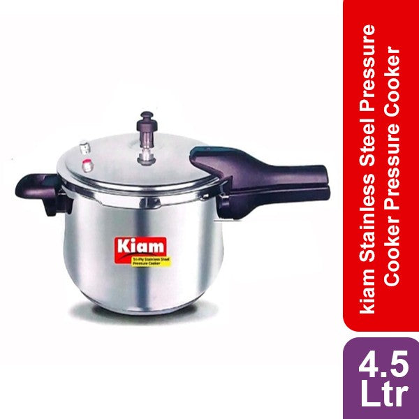 Kiam Stainless Steel Pressure Cooker 4.5 Ltr
