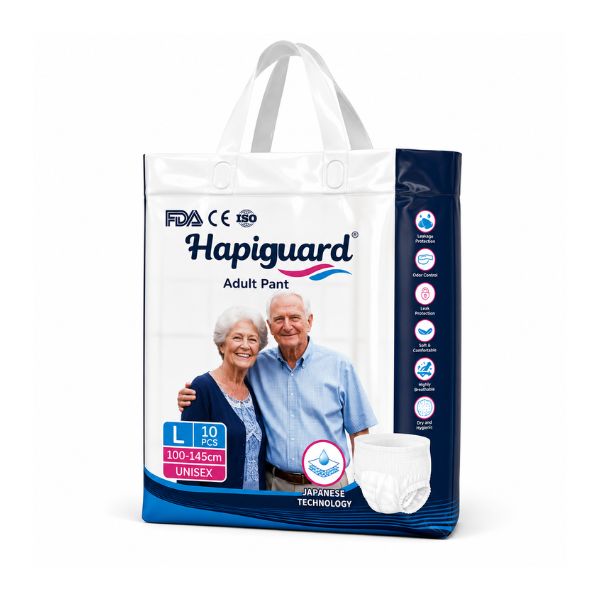 Hapiguard Adult Diaper Pant 100*145cm  Large 10 Pcs