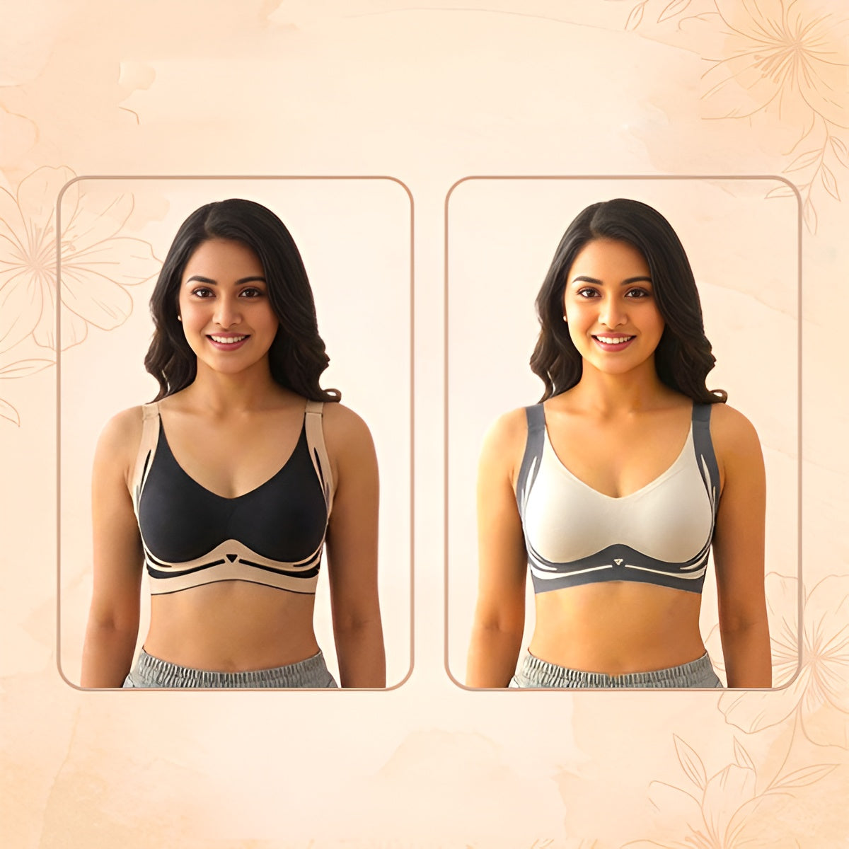 Seamless Push-Up Bra 2 Pcs Combo