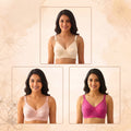 Like Me Fashion Seamless Bra 3 Pcs Combo