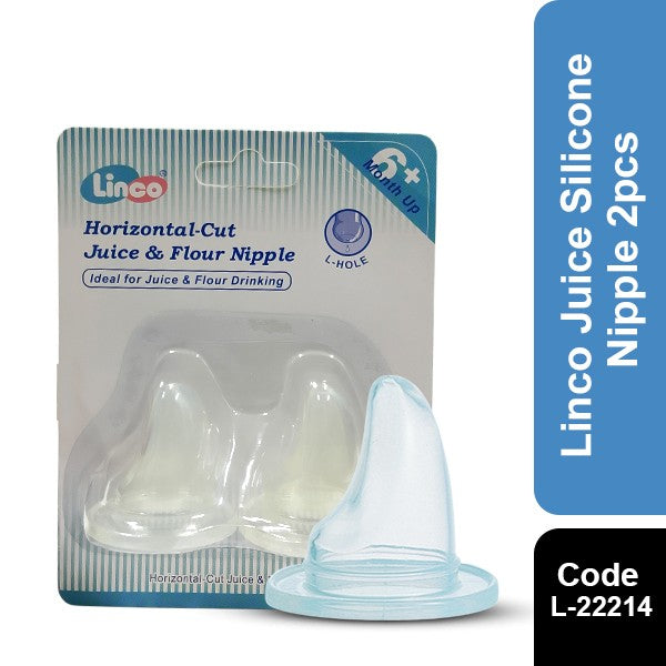 Linco Juice Silicone Nipple 2pcs L-22214