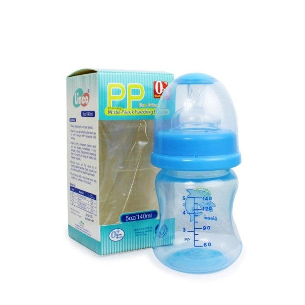 Linco PP EZ-Holding Wide-Neck Feeding Bottle 5oz 140ml (L-22137)