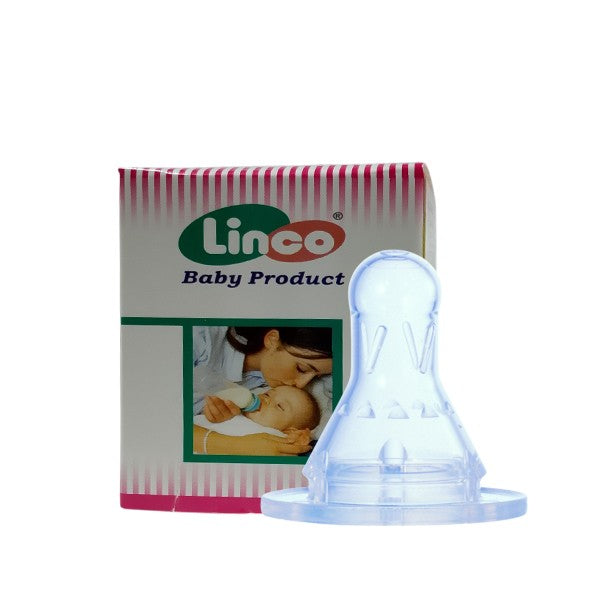 Linco Wide silicone nipple 2pcs ( L size Cross cut) L-22232