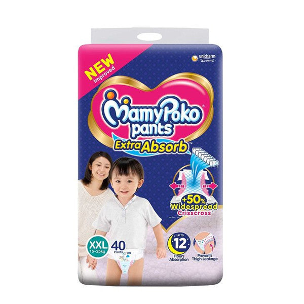 MamyPoko Pants XXL (15-25kg) 40 pcs