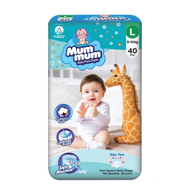 Mum Mum Baby Pants L 9-14 kg 40 Pcs