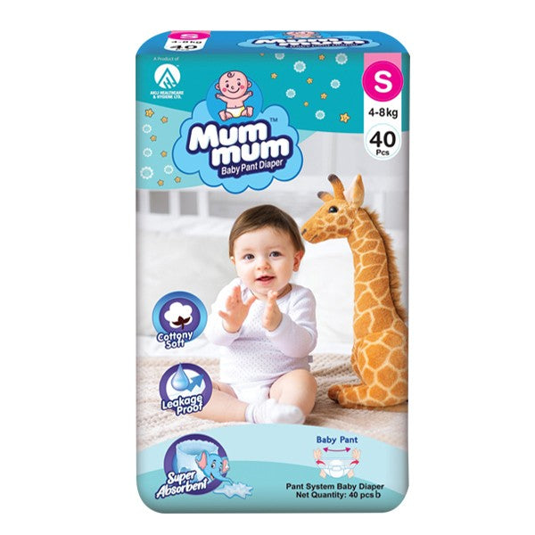 Mum Mum Baby Pants S 4-8 kg 40 pcs