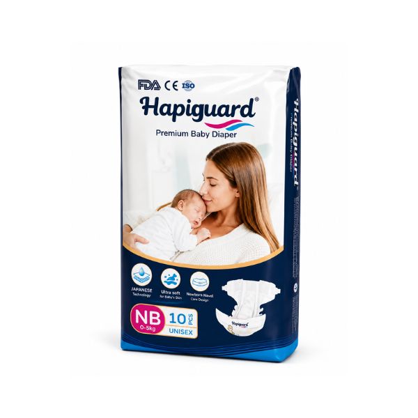Hapiguard Premium Ultra Soft,0-5Kg,NB, 10Pcs
