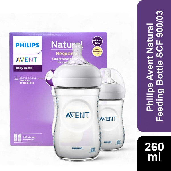 Philips Avent Natural 260 mL Bottle Twin Pack SCF 903/02