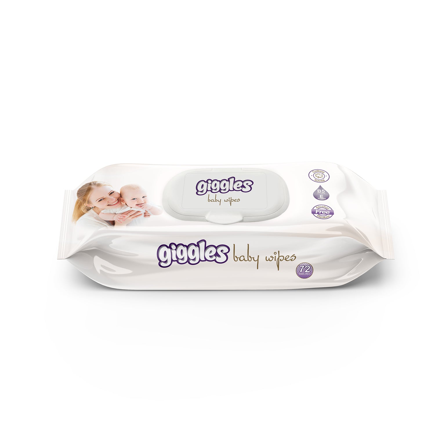 Giggles Wet Wipes Regular 72 pcs