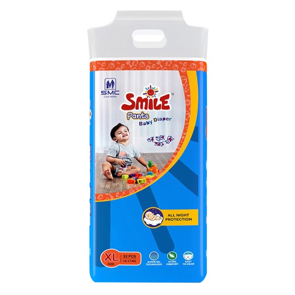SMC Smile Baby Diaper Pants XL 12-17 kg 32 Pcs