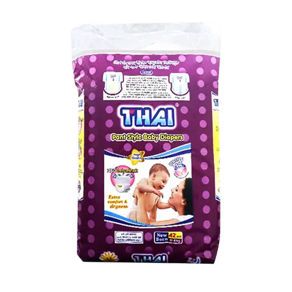 Thai Baby Diaper Pants NB 0-4 Kg 42 Pcs