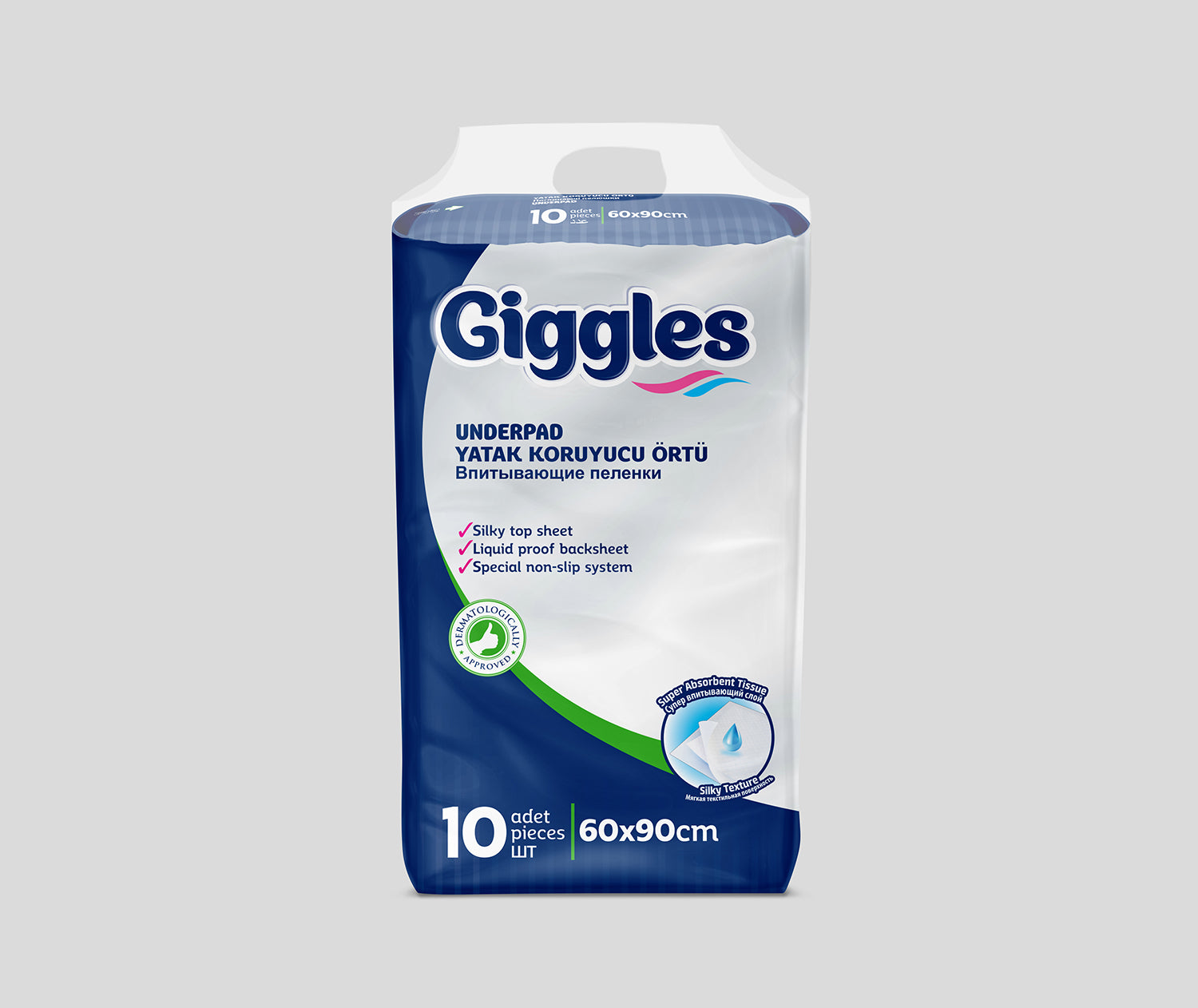 Giggles UNDERPAD 60x90cm 10 Pcs