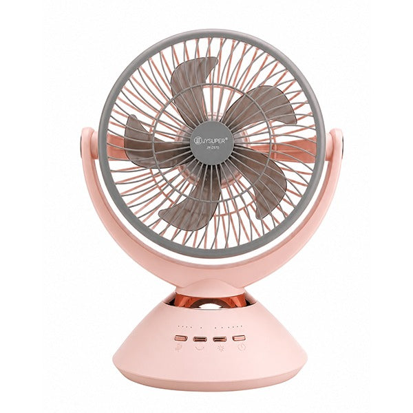 JYSuper Rechargeable Table Fan 6 Battery JY-2570